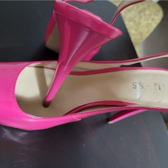 GUESS SLINGBACK PEEP TOE HIGH HEEL STILETTOS PUMP - Picture 9 of 11